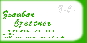 zsombor czettner business card